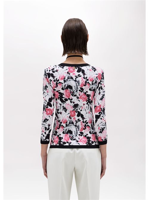 maglia donna floreale BLUGIRL BLUMARINE | RA5017MA29M/C3575